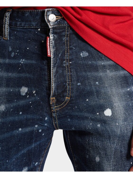 Dsquared2 Dsquared2 Jeansy S74LB1484 Modrá Slim Fit