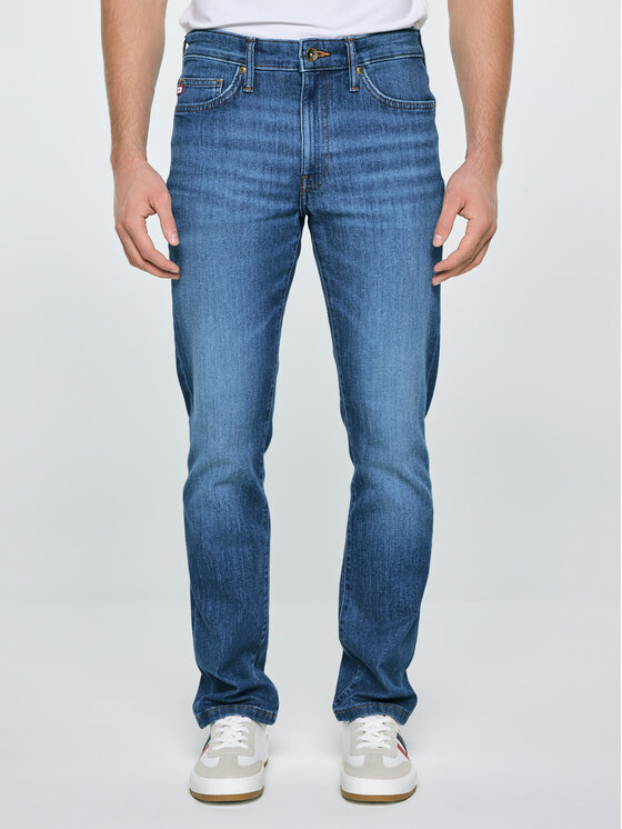 BIG STAR BIG STAR Jeansy TERRY HIGH WAIST Granatowy Slim Fit