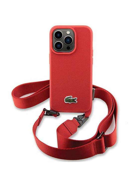 Lacoste Lacoste Etui na telefon Apple iPhone 14 Pro Czerwony