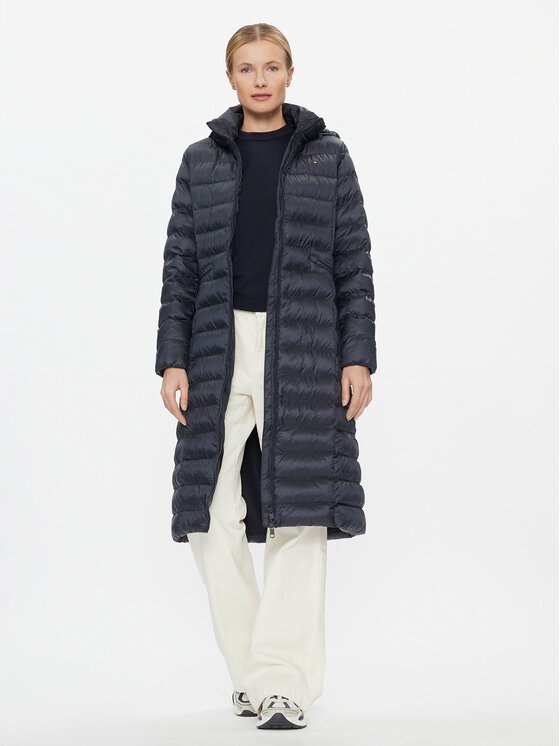 Tommy Hilfiger Tommy Hilfiger Зимно яке Global Stripe WW0WW39863 Тъмносин Slim Fit