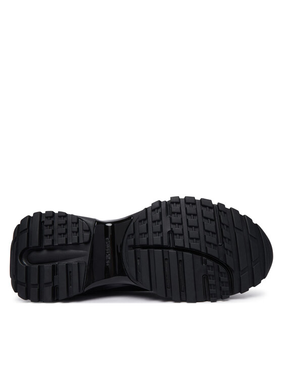 Calvin Klein Calvin Klein Сникърси Hike Runner Ckstripe Met Mix Mat HM0HM02341 Черен