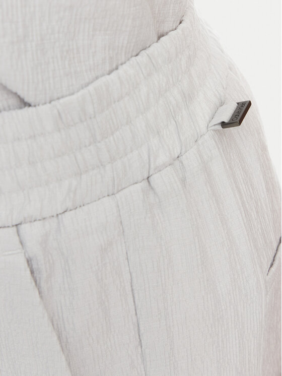 Calvin Klein Calvin Klein Kalhoty z materiálu K20K208173 Světle modrá Regular Fit