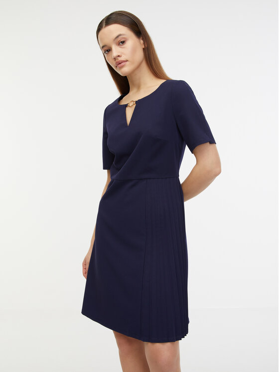 Orsay Orsay Sukienka codzienna 1000139575000__38 Granatowy Regular Fit