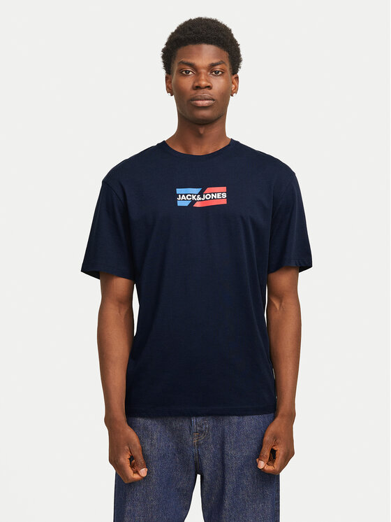 Jack&Jones Jack&Jones T-särk Corp Graphic 12268415 Tumesinine Regular Fit