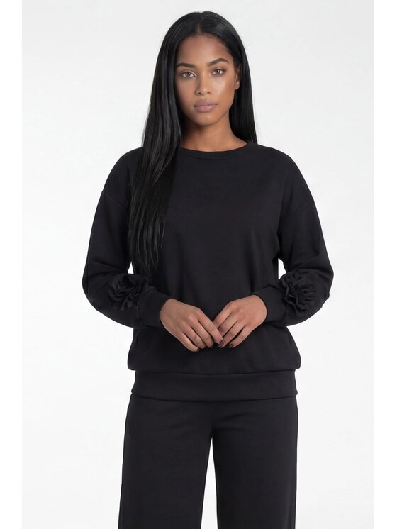 FIGL FIGL Tepláková súprava M1316 Čierna Straight Fit