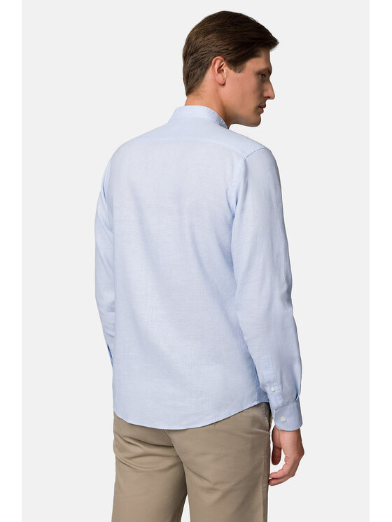 Lancerto Lancerto Koszula Ariel KO073123000027 Błękitny Slim Fit