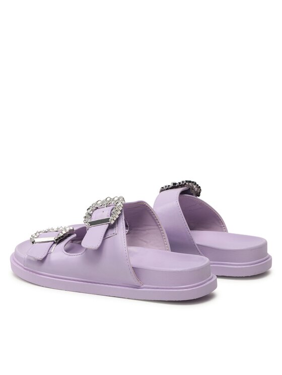 DeeZee DeeZee Klapki E566-40 Fioletowy
