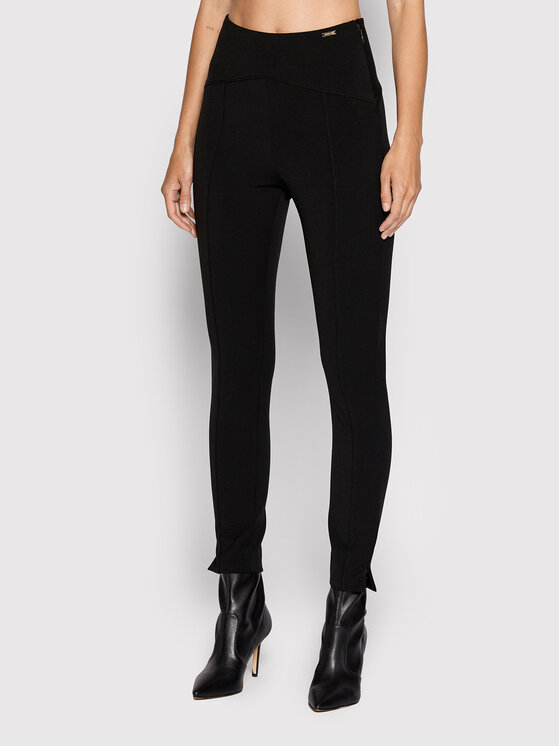 Marciano Guess Hlače iz tkanine 1GGB06 9409Z Črna Slim Fit