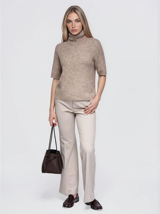 Ombre Ombre Golf OW-SW-E0049 Beżowy Regular Fit