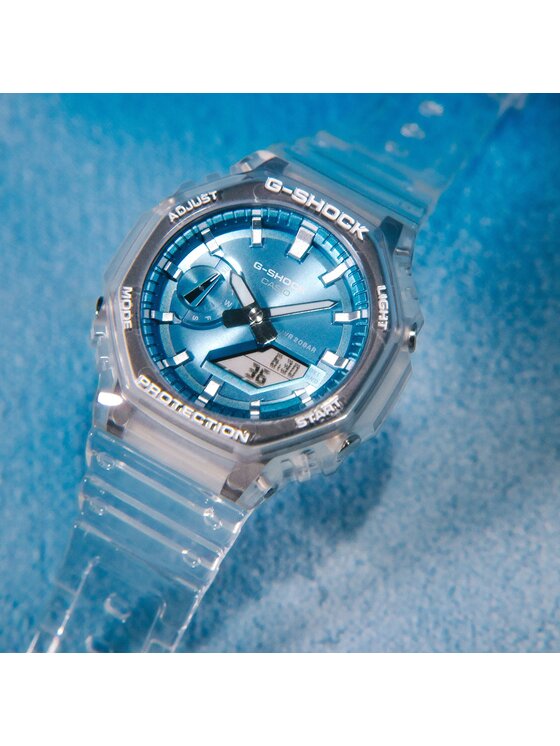 Casio Casio Zegarek GA-2100BM-7A2ER Przezroczysty