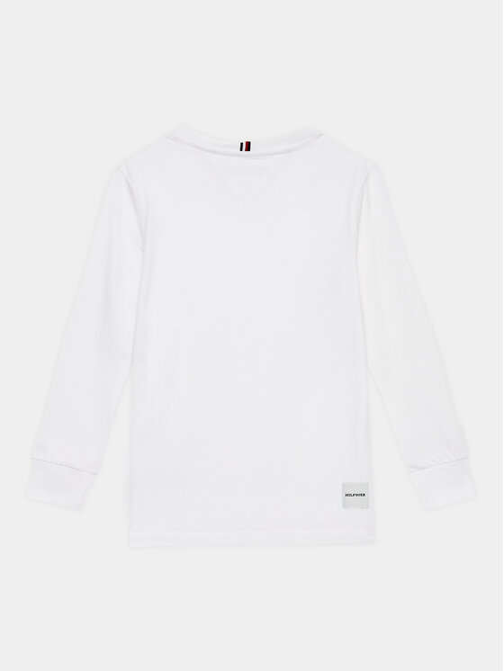 Tommy Hilfiger Tommy Hilfiger Блуза KB0KB08327 M Бял Regular Fit