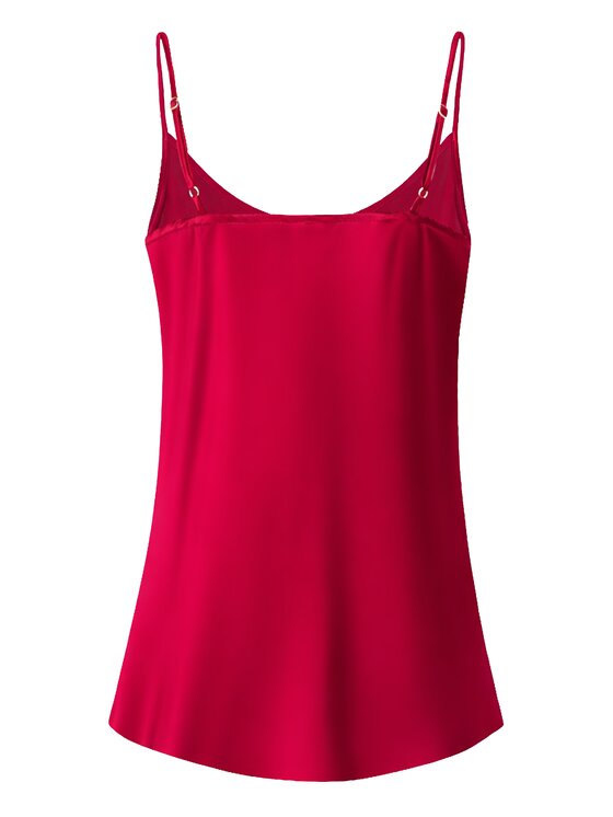 Cat&Cat Cat&Cat Top jedwabny Czerwony Regular Fit