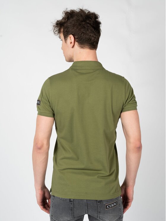 Iceberg Iceberg Polokošile F031631A Khaki Regular Fit