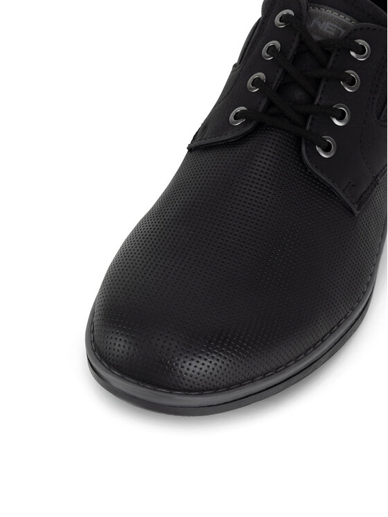 Lanetti Lanetti Półbuty LINOS2-101 MBS Czarny