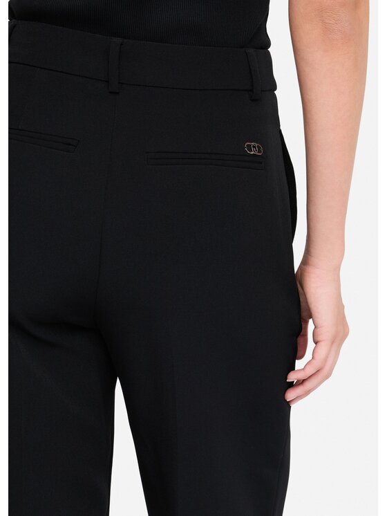 Liu Jo Liu Jo Pantaloni di tessuto MF5517TS89622222 Nero Carrot Fit