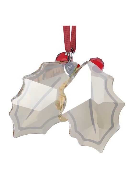 Swarovski Swarovski Ozdoba Holiday Cheers Piernikowy liście ostrokrzewu 5656277 Brązowy