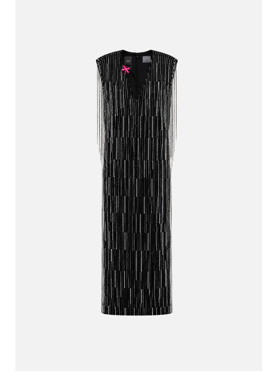 PINKO PINKO Sukienka wieczorowa Alfa Czarny Slim Fit