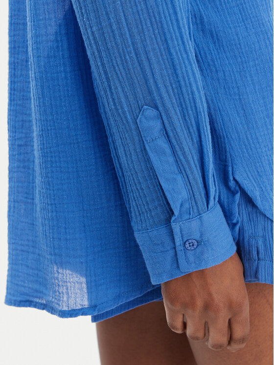Seafolly Seafolly Cămașă Breeze 55428-TO Albastru Regular Fit