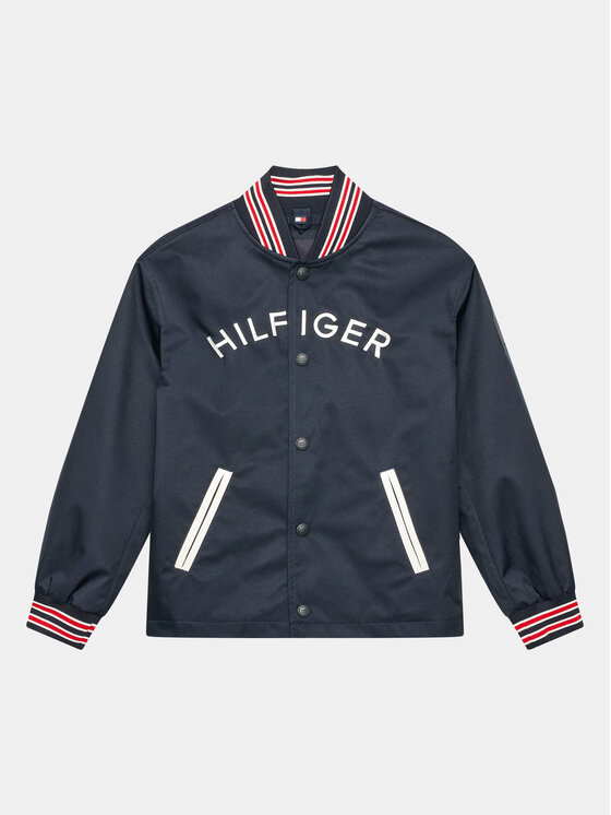 Gyerek Bomber dzseki Tommy Hilfiger, Méret: 14Y, Sötétkék, KB0KB08225