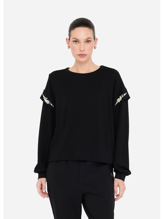 Liu Jo Liu Jo Felpa TF5153FS576M9932 Nero Regular Fit