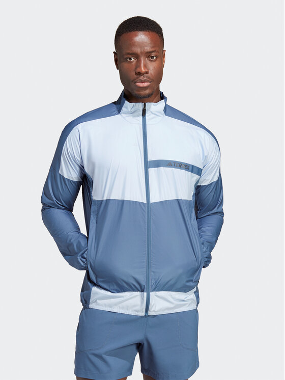 adidas Vetrovka Terrex Multi Windbreaker HM4028 Modrá Regular Fit