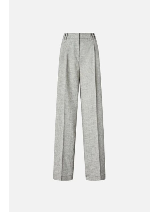 PINKO PINKO Kalhoty z materiálu Brescello Světle šedá Regular Fit