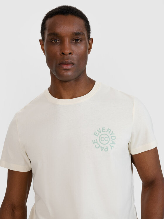 4F 4F T-Shirt A NEW ROAD AHEAD Biały Regular Fit