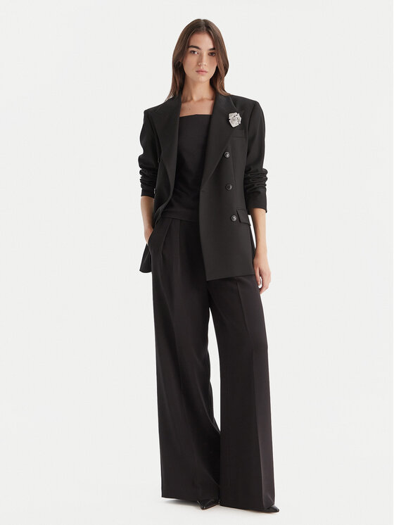HUGO HUGO Marynarka Amelora 50547694 Czarny Oversize
