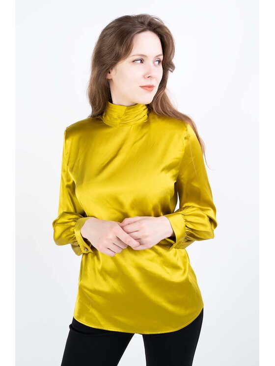 PINKO Pinko Halenka BABI Zelená Regular Fit