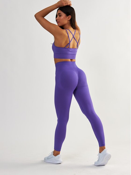 BeShaped BeShaped Legginsy Modelujące - Shape Up Fioletowy Shaping Fit