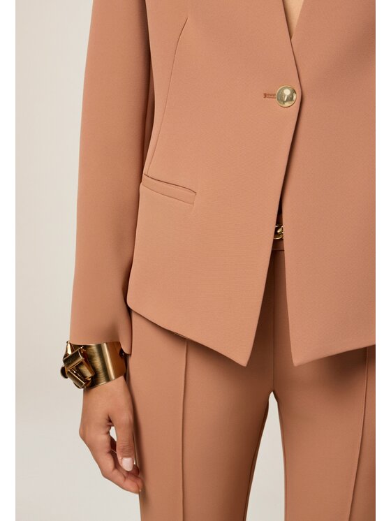 Oltre Oltre Giacca outdoor Q799R004595N027 Marrone A-Line Fit