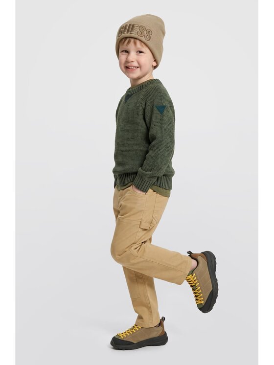 Guess Kids Guess Kids Bluza 184431 Zielony Classic Fit
