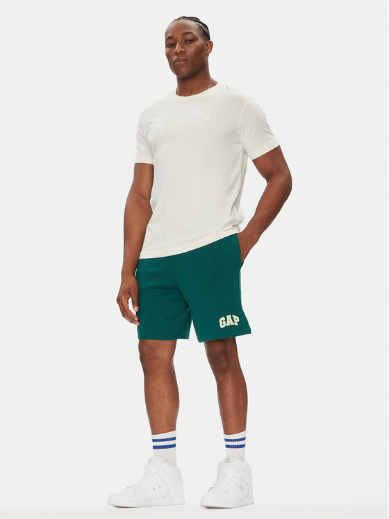 Gap Gap Sportske kratke hlače 703989-02 Zelena Regular Fit