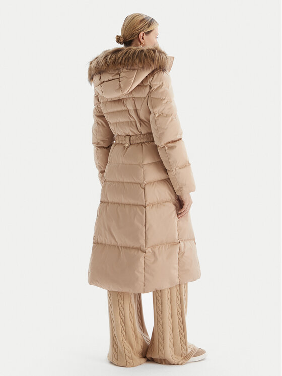 Guess Guess Geacă din puf W5BL29 W2802 Bej Regular Fit