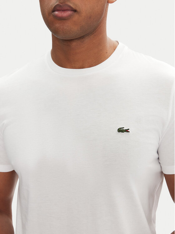 Lacoste Lacoste T-Shirt TH6709 Λευκό Regular Fit
