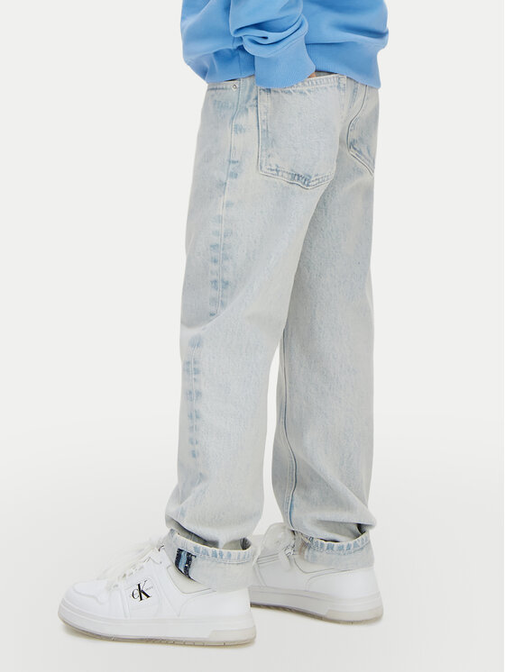 Calvin Klein Jeans Calvin Klein Jeans Blugi LVCKSJC44B Albastru celest Straight Fit