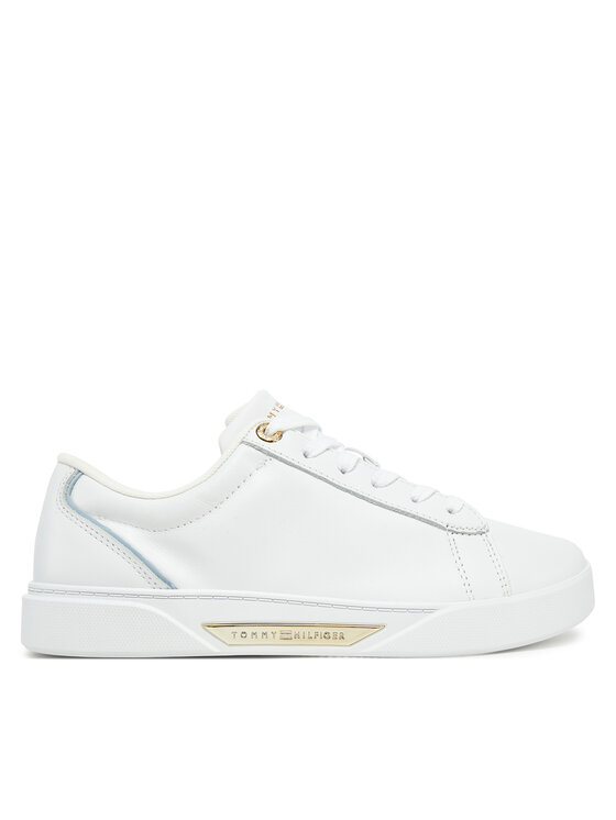 Tommy Hilfiger Tommy Hilfiger Sneakersy Chic Court Sneaker FW0FW08642 Biały