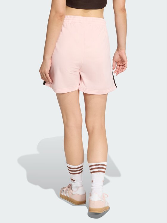 adidas adidas Szorty materiałowe Firebird Classic Różowy Loose Fit