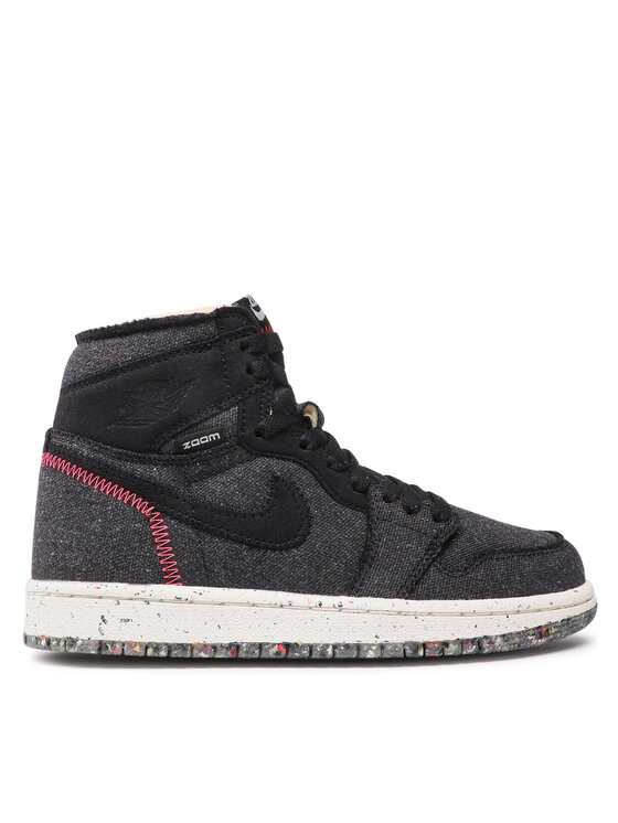 Nike Nike Αθλητικά Air Jordan 1 High Zoom CW2414 001 Μαύρο