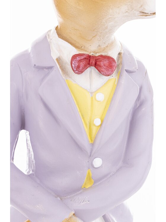 MIAhome MIAhome Figurka królik 31,5x10x10 cm ELEGANT - II Kolorowy