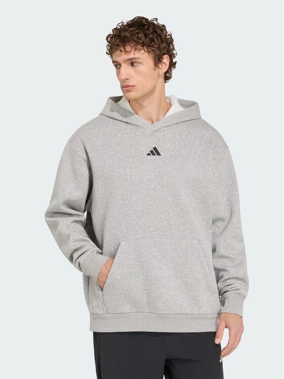 adidas adidas Bluza techniczna 167804 Szary Oversize