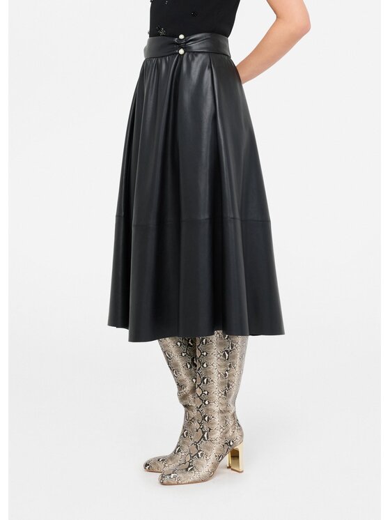 Liu Jo Liu Jo Gonna midi CF5015E062422222 Nero Regular Fit