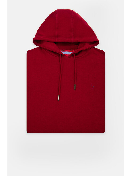 Lancerto Lancerto Bluza Skyler Bordowy Regular Fit