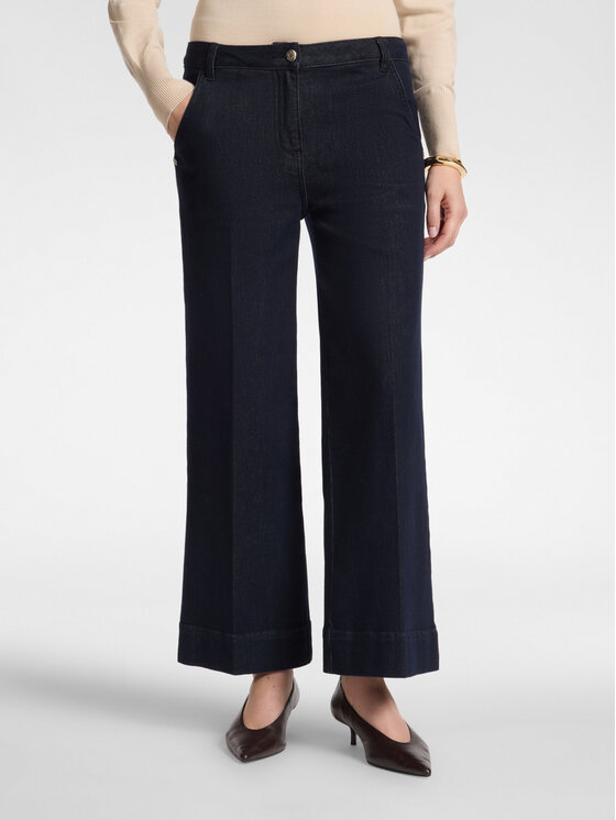 Elena Mirò Elena Mirò Jeansy P408G000423N034 Niebieski Flare Fit