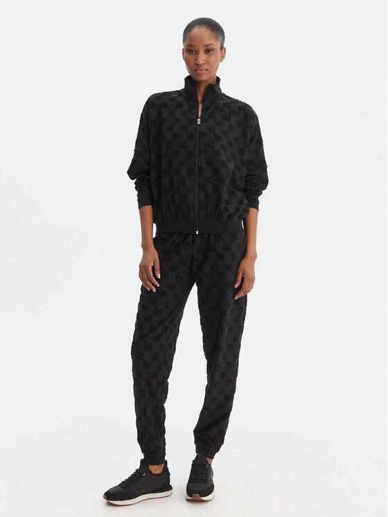 HUGO HUGO Felpa Monogram 50556831 Nero Regular Fit