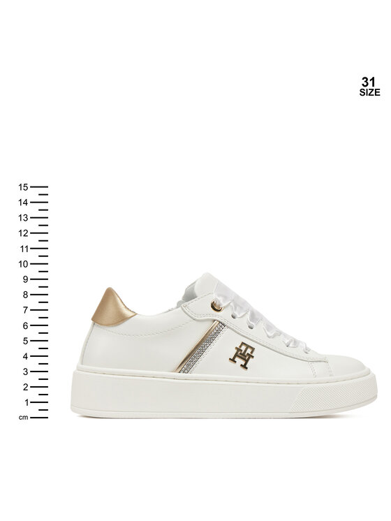 Tommy Hilfiger Tommy Hilfiger Tenisice Low Cut Lace UP T4A9-33933-0206X048 Bijela