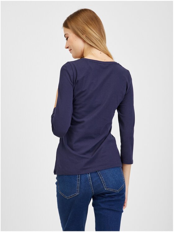 Orsay Orsay T-Shirt 179060526000__XS Granatowy Regular Fit