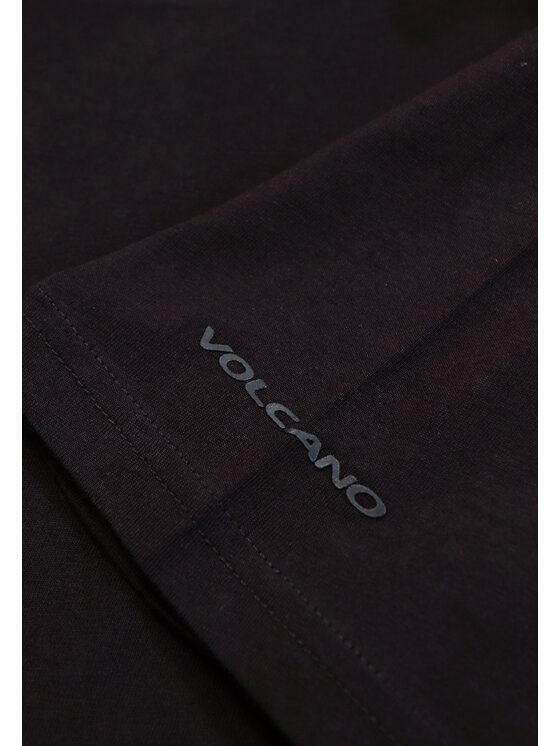 Volcano Volcano T-Shirt T-BASIC Brązowy Regular Fit