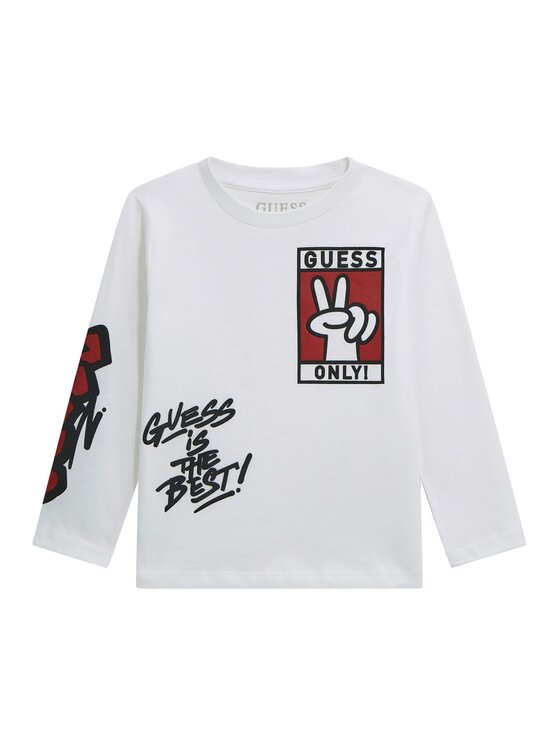 Guess Kids Guess Kids T-shirt 179658 Bianco Classic Fit