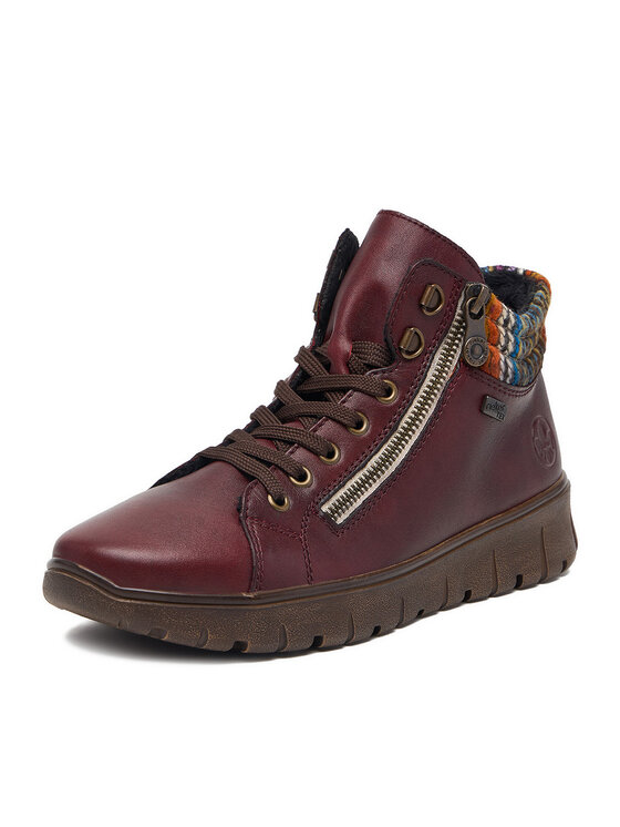 Rieker Rieker Schnürschuhe CEO-N1305-35 Dunkelrot